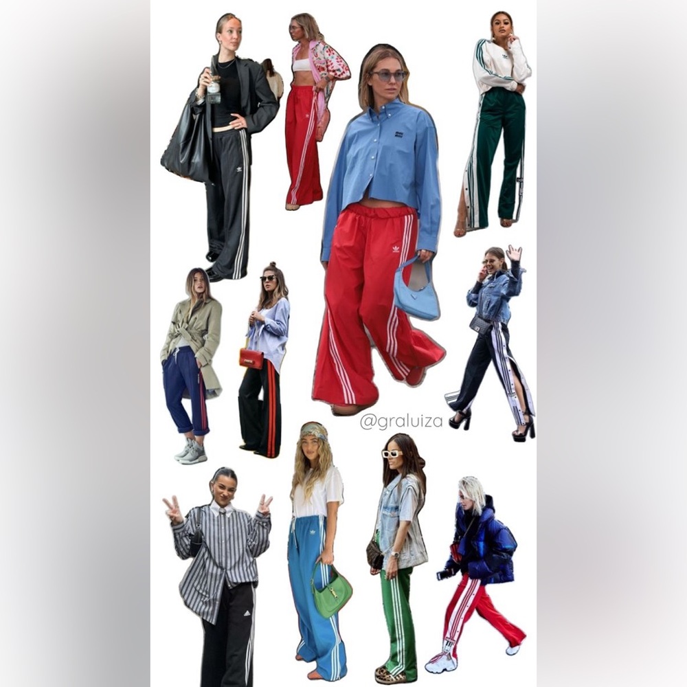 Adidas Women's Red Track Pants